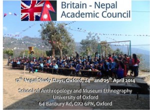Programme and Abstracts Book -Nepal Study Days Oxford (Unpublished)