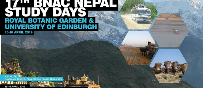 BNAC 17th Nepal Study Days (Nepal Conference) Edinburgh