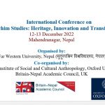 Call for Papers for International Conference on Sudurpaschim Studies